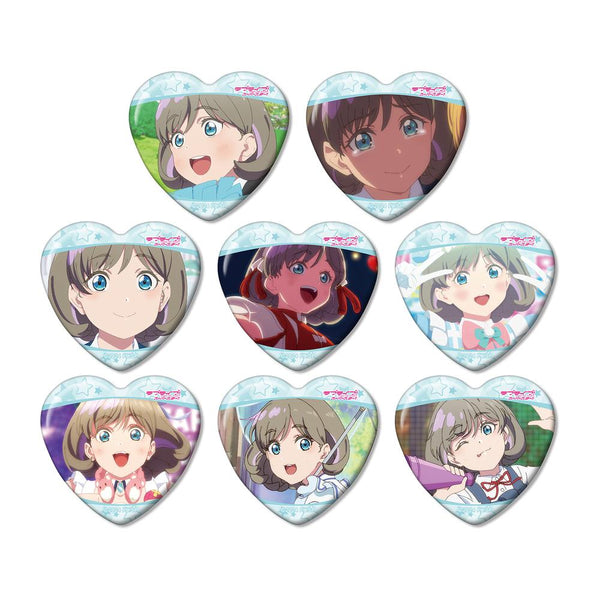 『ラブライブ!スーパースター!!』トレーディング 唐 可可オンリー 場面写ハート型缶バッジ(単位/BOX)